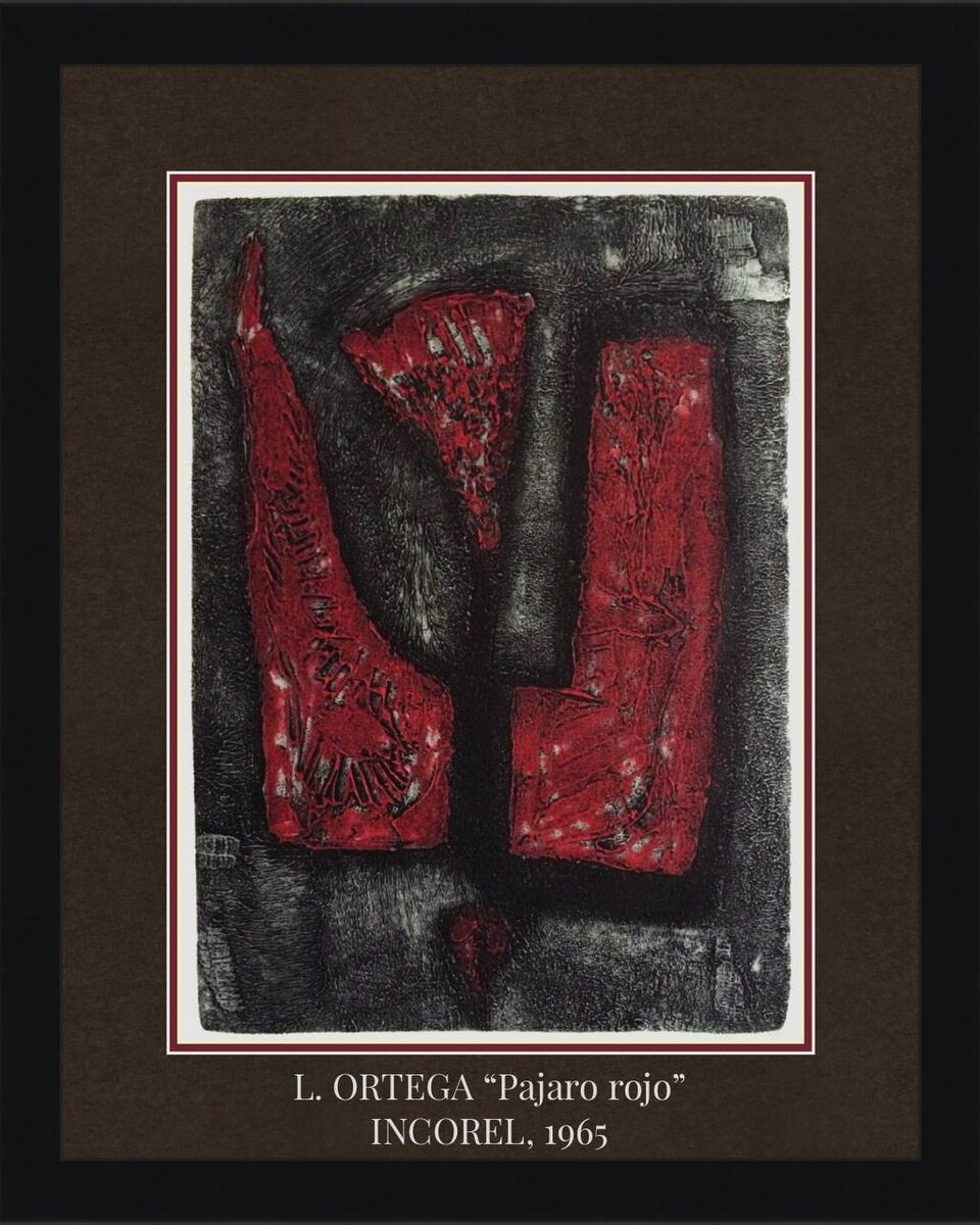 Луис Ортега. «Красная птица». 1965. Инкорель. 