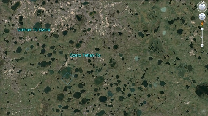 Фото кратером в России снятых с помощью спутника