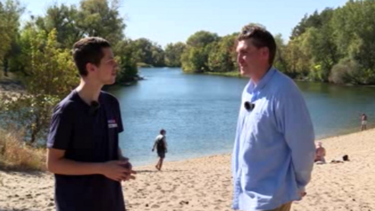    Курянин Николай Аникеенко преодолел Восточный Босфор