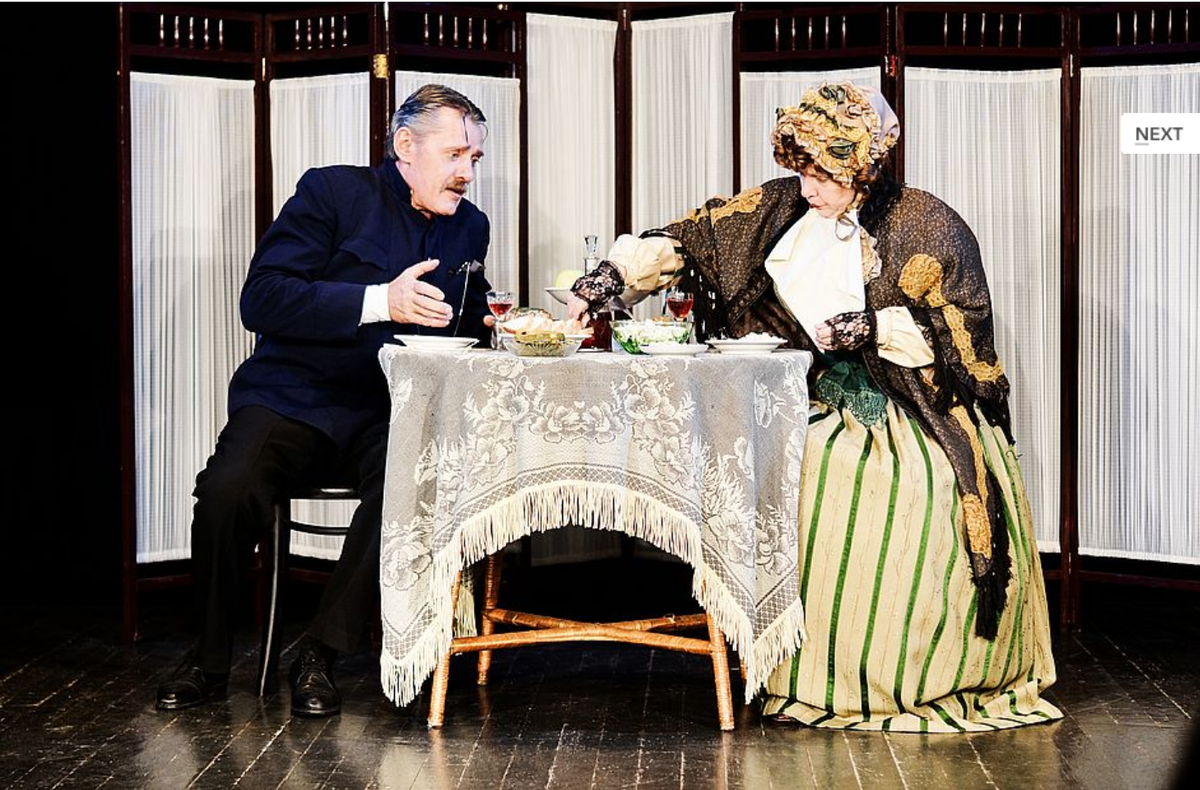 Сценка из рассказа "Хороший конец"