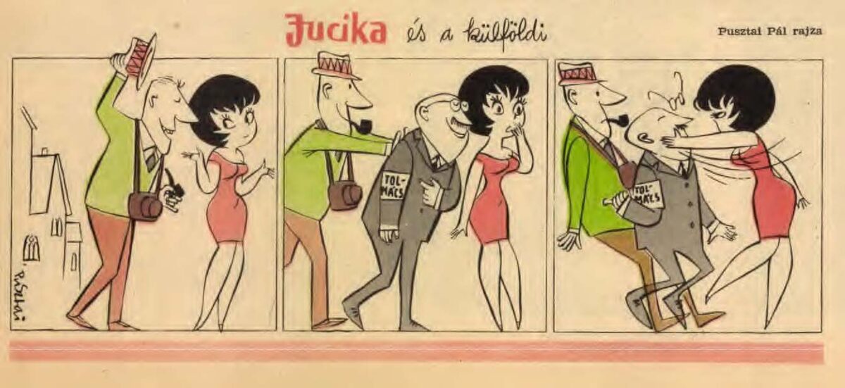 Переводчик перевел, Юцика в шоке... И дает пощечину... Толмачу, а не иностранцу.