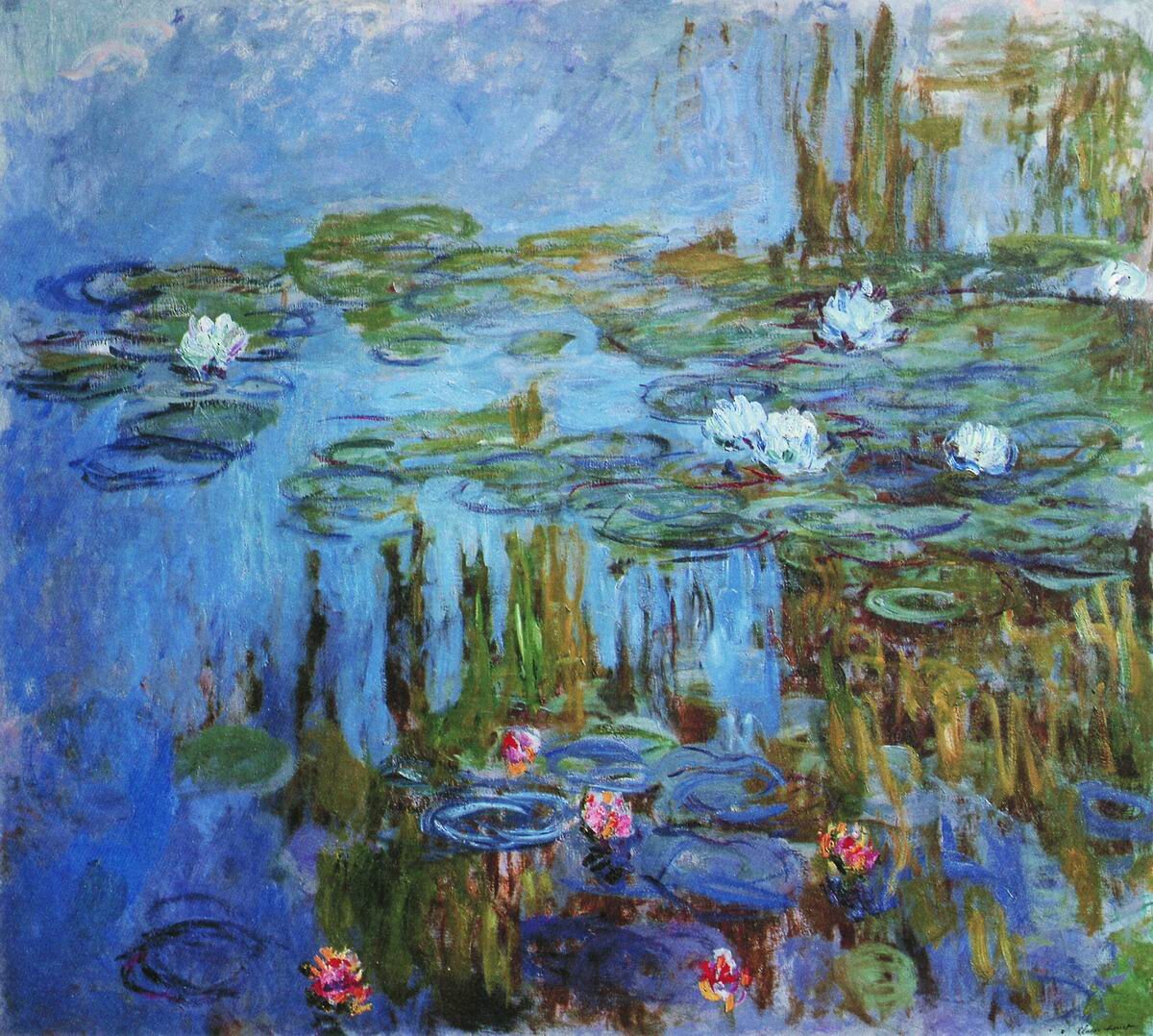 К. Моне «Нимфеи. Водяные лилии»