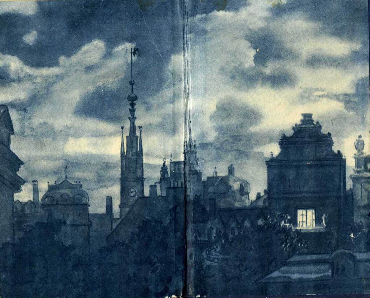 Василий Власов. Иллюстрация к роману Александра Грина "Блистающий мир". Изображеник взто из открытых источников