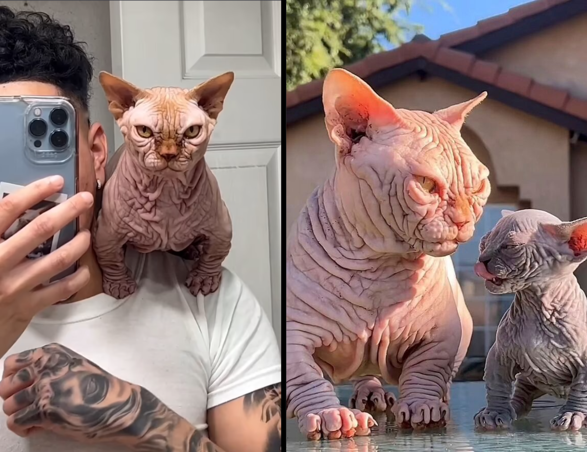 С таким котом и на разборки выходить не страшно!