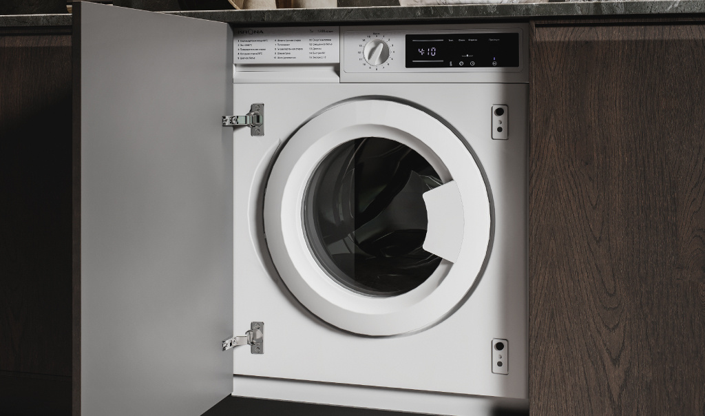 Встраиваемая стиральная машина KRONA KALISA 1400 8K WHITE