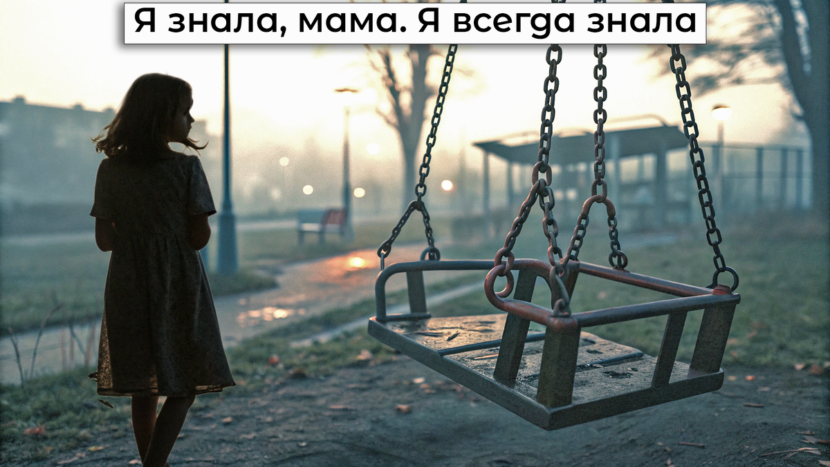 Пустые качели: Тот день, когда моя дочь сказала: «Мама, я знала про твою измену. Мне было восемь лет»