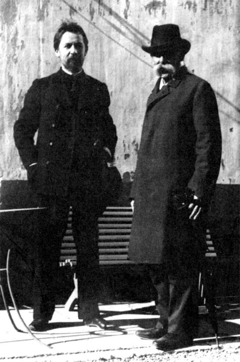 Солнечная Ницца. Антон Павлович Чехов и Николай Иванович Юрасов в послеобеденный час