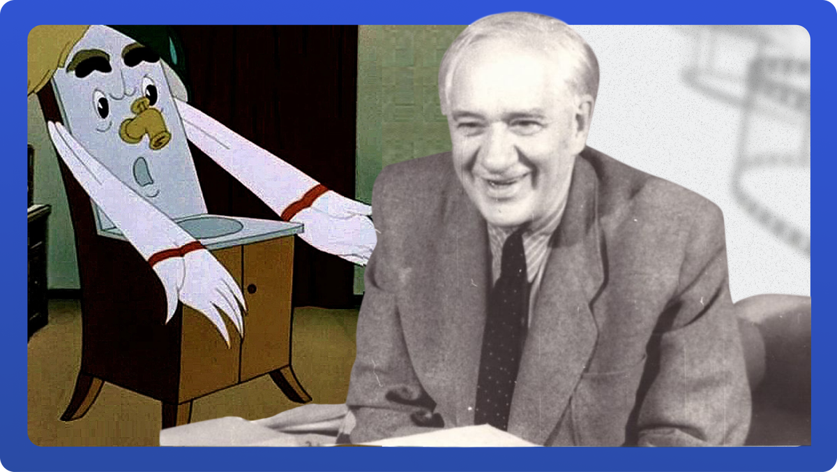 Фрагмент фото для коллажа взят из мультфильма «Мойдодыр» режиссёра Ивана Иванова-Вано