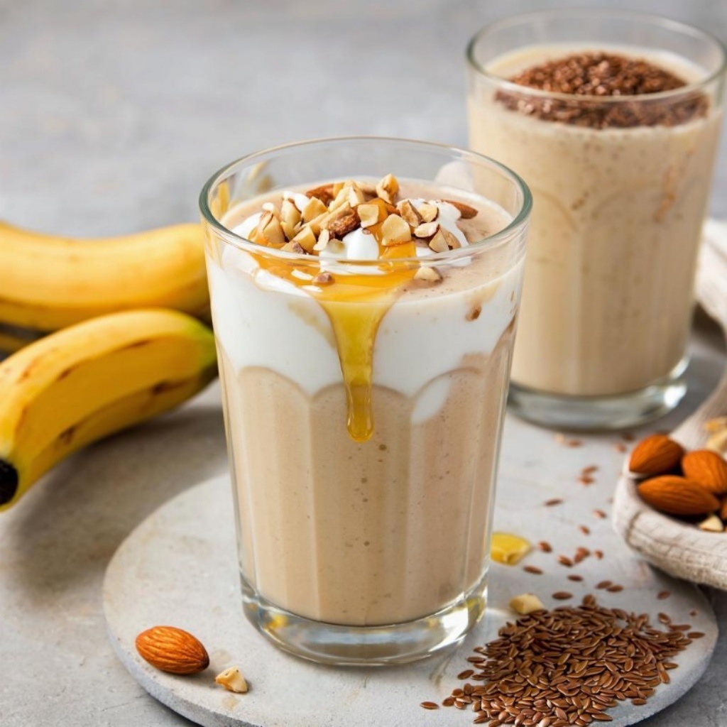 
Рецепт смузи который понравится кажбому



Банановый сон 

(детокс-напиток)



Ингредиенты:



- Банан — половинка

- Йогурт натуральный — 100 мл

- Миндаль — небольшая горсть

- Ванильный экстракт — щепотка

- Льняное семя — чайная ложка

- Мед — чайная ложка



Приготовление:



1. Смешиваем йогурт, половину банана и миндаль в блендере.

2. Добавляем ванильный экстракт и льняное семя.

3. По желанию добавляем ложку меда.

4. Тщательно бзбиваем в блендере до однородной консистенции.



Польза такого коктейля :

Банан снабжает энергией, миндаль укрепляет нервную систему, льняное семя улучшает состояние кожи и волос.

Будьте здоровы. 
