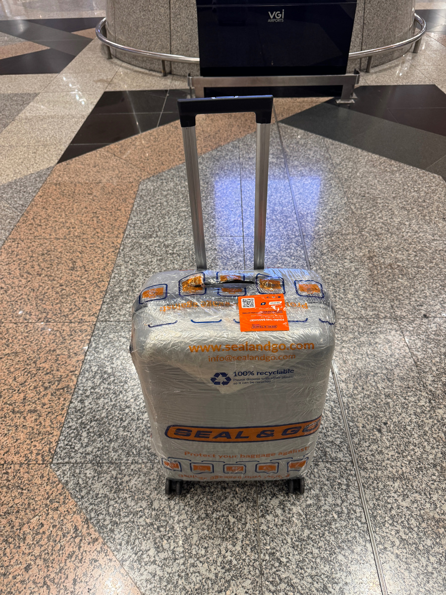 Чемодан после упаковки 