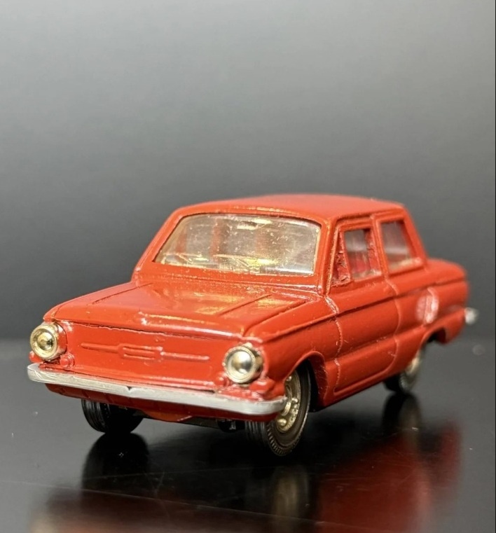 ЗАЗ-968 "Запорожец", ранний вариант без открывающихся элементов. Производитель: "Радон"/"Тантал"/"Агат", г. Саратов. Фото из открытых источников.