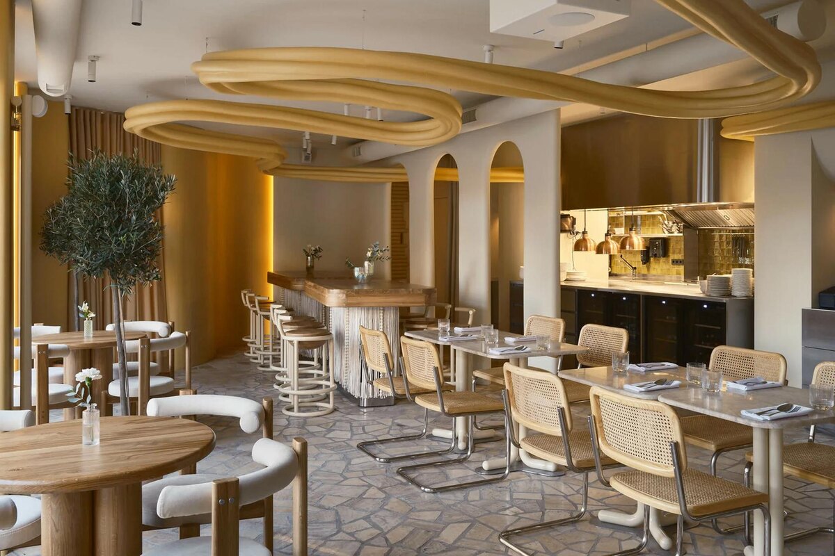 пресс-служба Tutto Osteria📷Интерьер ресторана Tutto Osteria