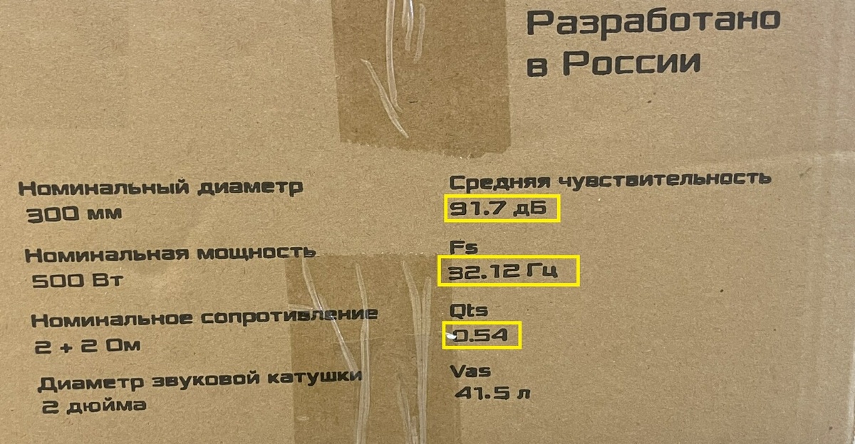 Вот что заявлено…