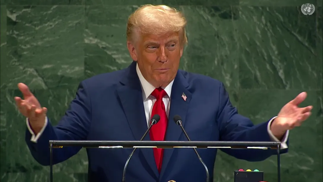 Дональд Трамп посвятил часть выступления в ООН конфликту Украины и России
Фото:
Скриншот видео gadebate.un.org