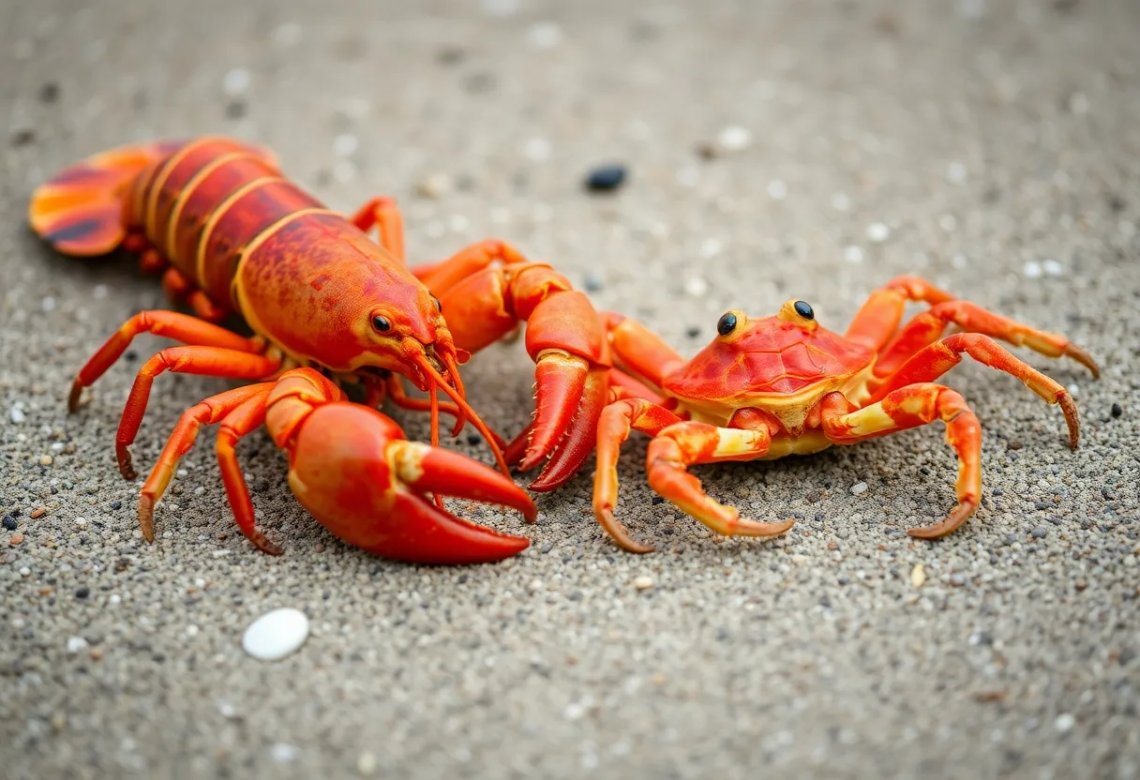 Рак держится стороны краба = Свои своих не бросают