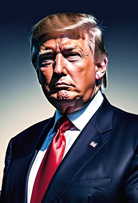 Портрет Трампа от ИИ