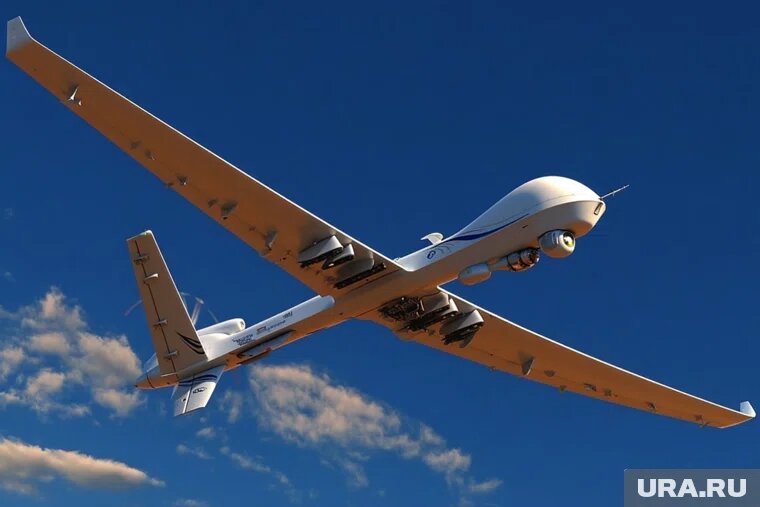 Украинские дроны атаковали Новороссийск. Фото: Создано в Midjourney © URA.RU