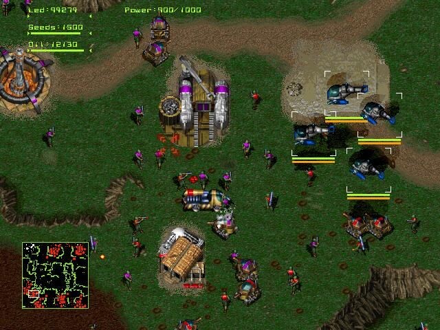 Это The L.E.D. Wars — стратегия и первая игра Larian, выпущенная в 1997 году