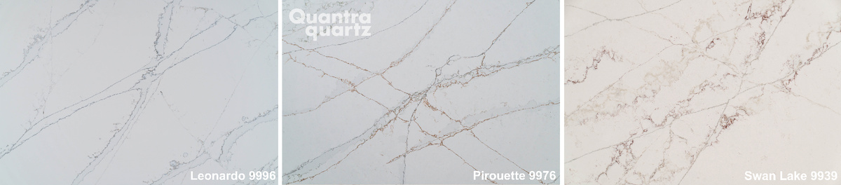 Кварцевый агломерат, как альтернатива натуральному мрамору. Теплый и холодный оттенок белого мрамора.