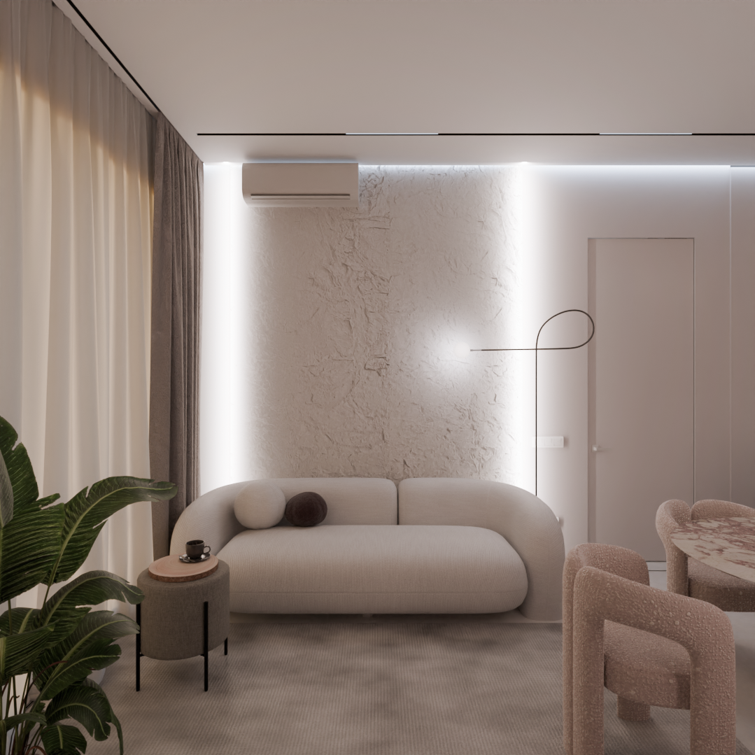 Дизай гостиной от нашей студии ZubkoStudio