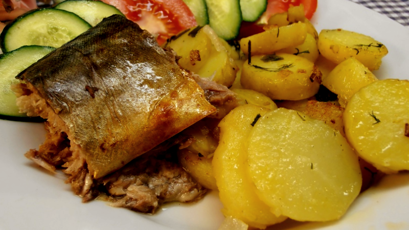 Запеченая скусмбрия