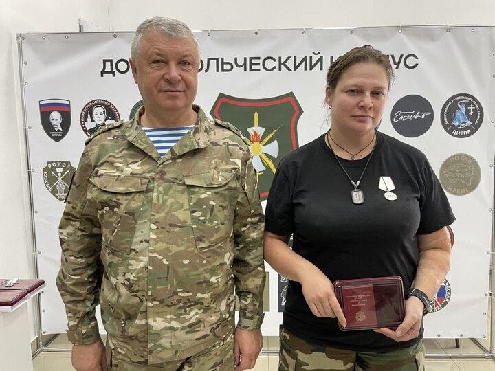     Военный фельдшер Любовь. Фото из личного архива Ерги