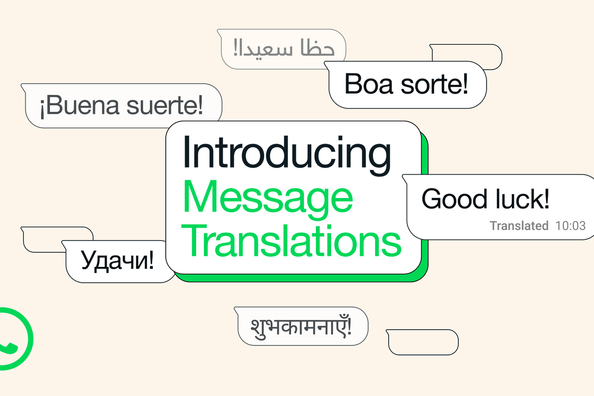     WhatsApp* добавил встроенный перевод сообщений для iPhone и Android