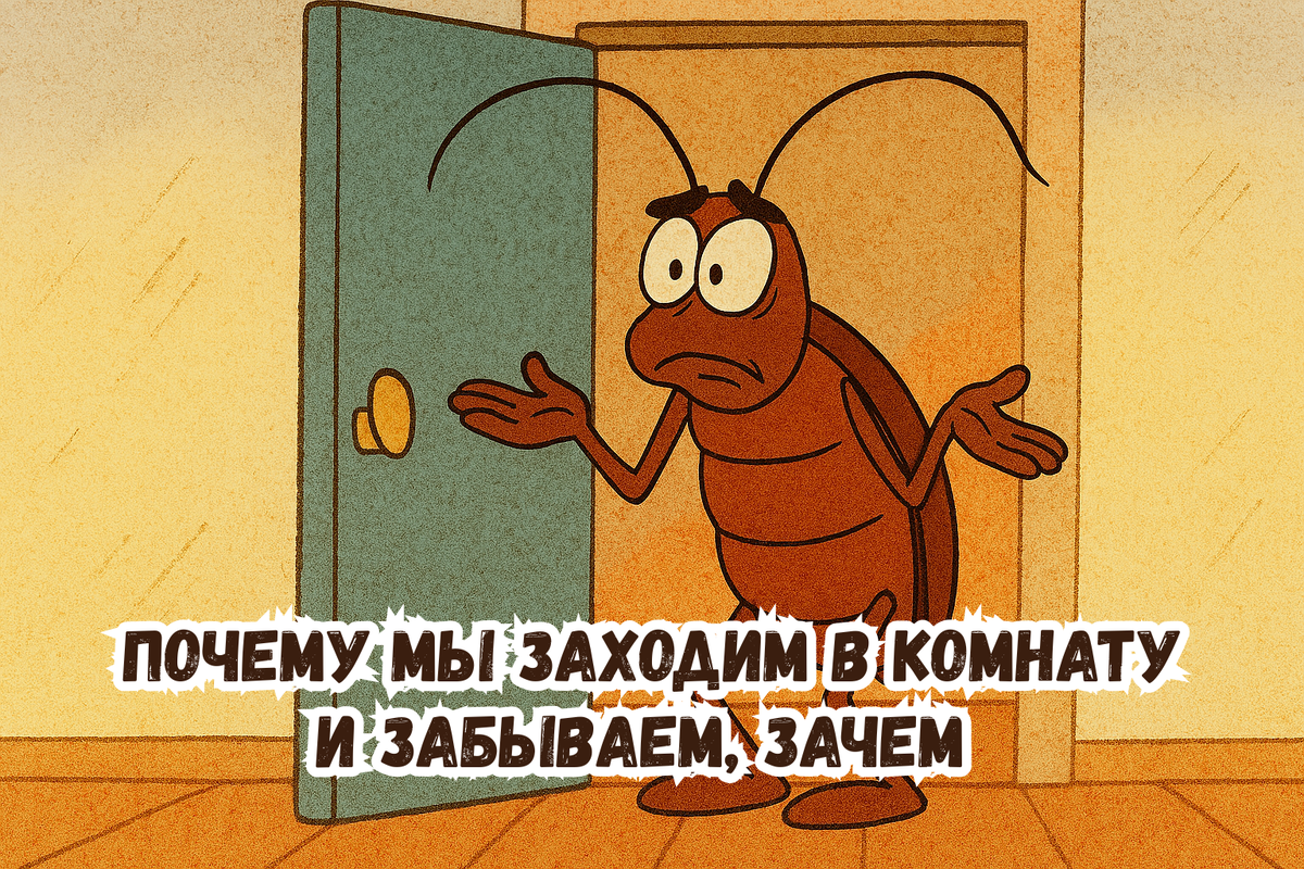 Тараканоид растерянно стоит в дверном проёме, забыв, зачем пришёл