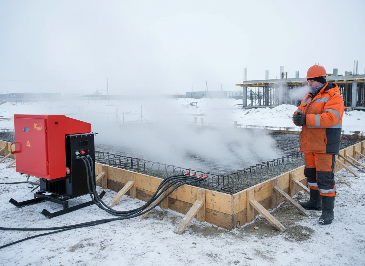 СВАРБИ_ трансформатор для прогрева бетона КаВик.