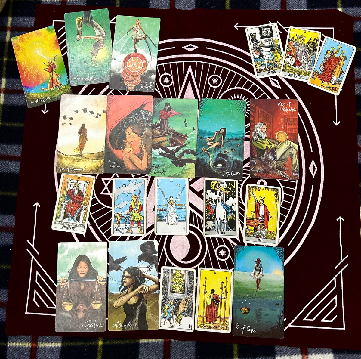 Расшифровка расклада.