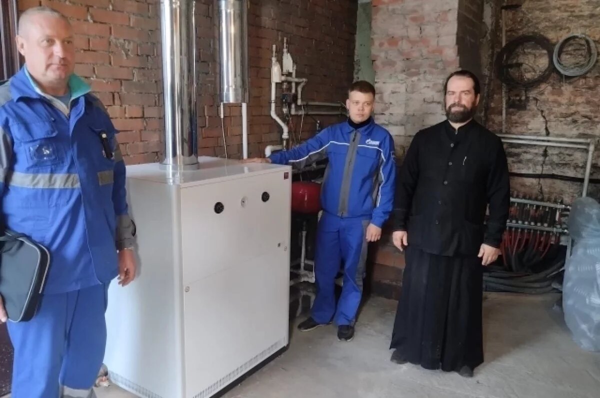    В Юрьевце провели газ в Храм Рождества Христова