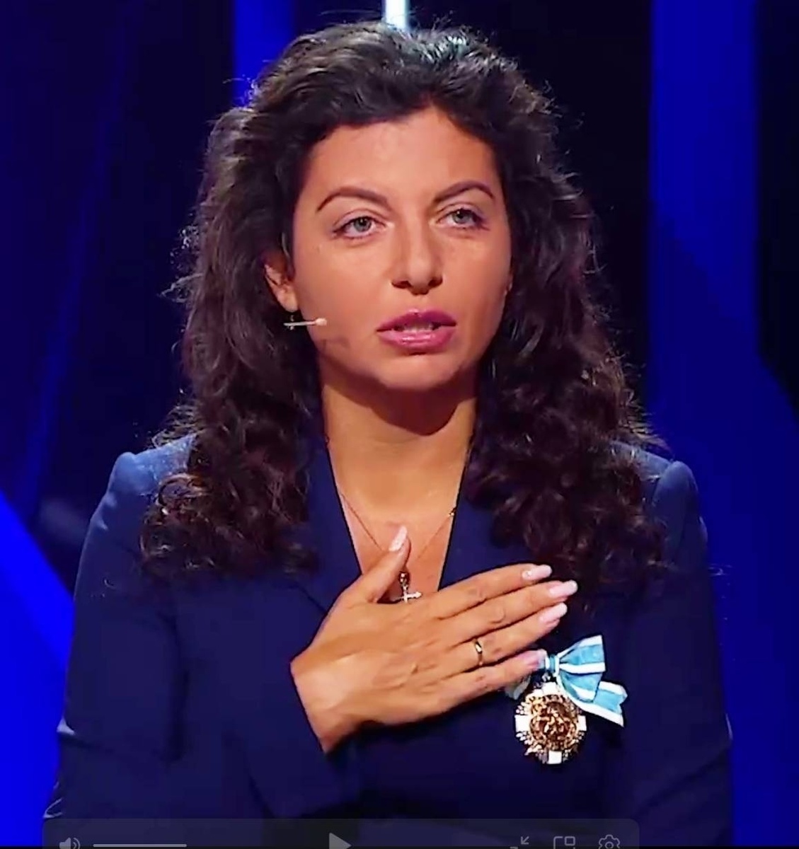    Маргарита Симоньян перенесла операцию по удалению грудиКадр из видео