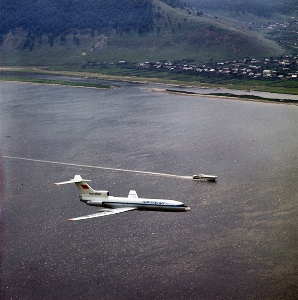 Аналогичный Ту-154 в полете. Фото
https://commons.wikimedia.org/wiki/File:RIAN_archive_498003_TU154_serial_passenger_aircraft.jpg