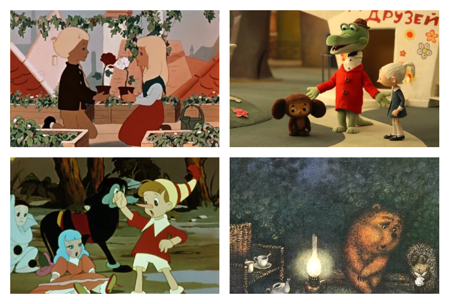 Советские мультфилмы. Коллаж