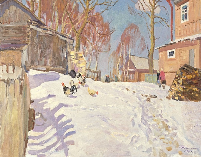 Герман Алексеевич Татаринов. К 100-летию художника-фронтовика, создавшего лирический образ родной природы