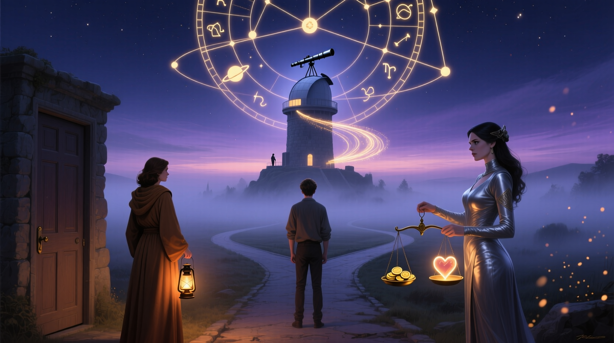 Настоящая магия хорарной астрологии: как карта помогла мужчине, вышедшему из заключения, разобраться в чувствах двух женщин и понять, с кем возможны отношения. Реальный разбор ситуации с анализом скрытых мотивов, будущего и советом от карты.