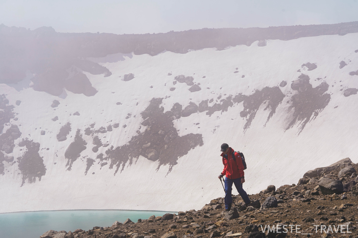 Погода на Камчатке, что взять с собой на Камчатку. Локация: вулкан Горелый, фото Вместе Тревел