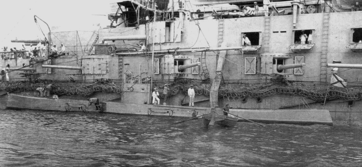 Подводная лодка "Скат", но после модернизации в 1915 году