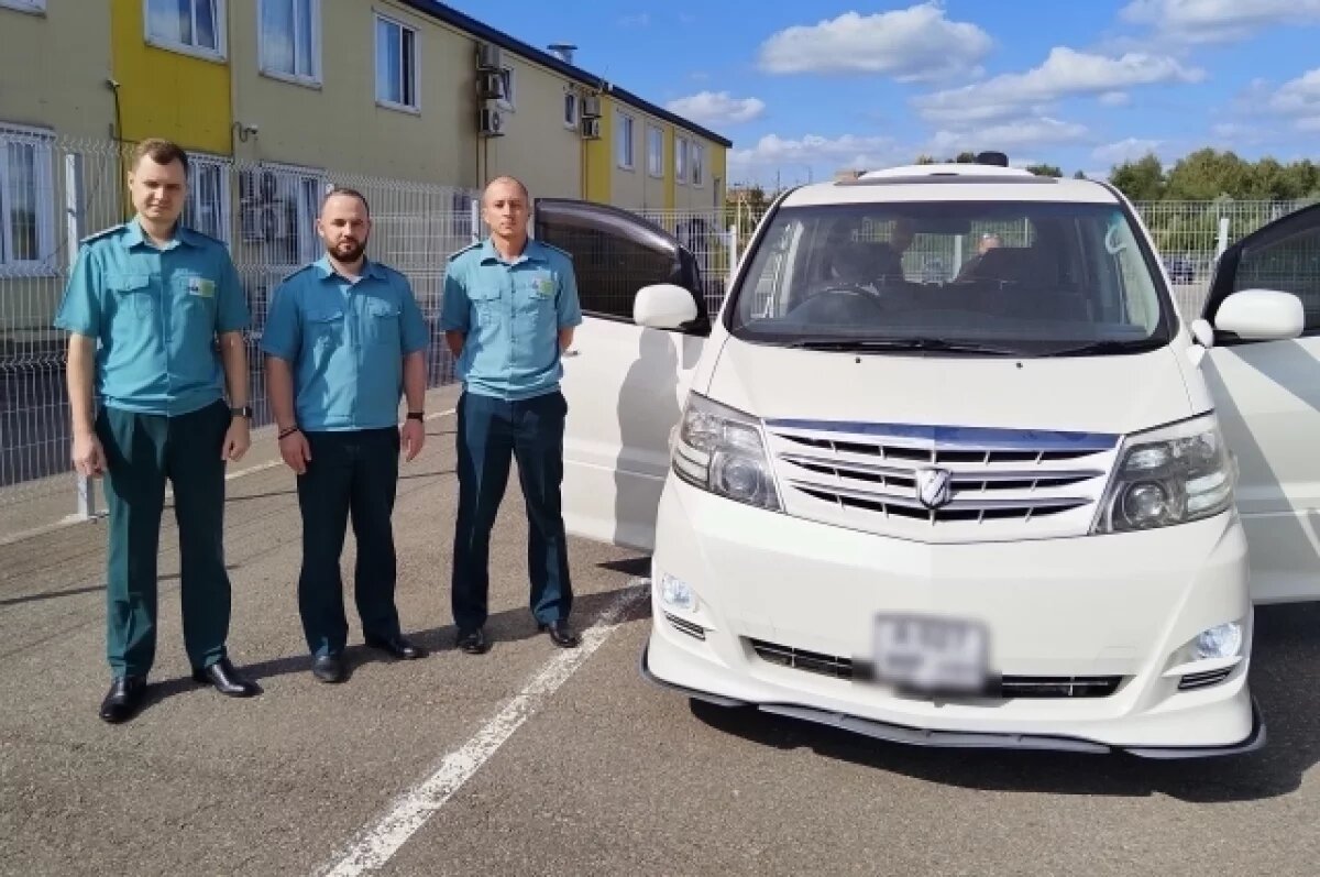    Калужские таможенники конфисковали иномарку и отправили ее на СВО