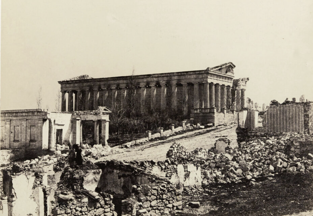 Разрушенный храм. 1855-1856 (с сайта Pastvu)