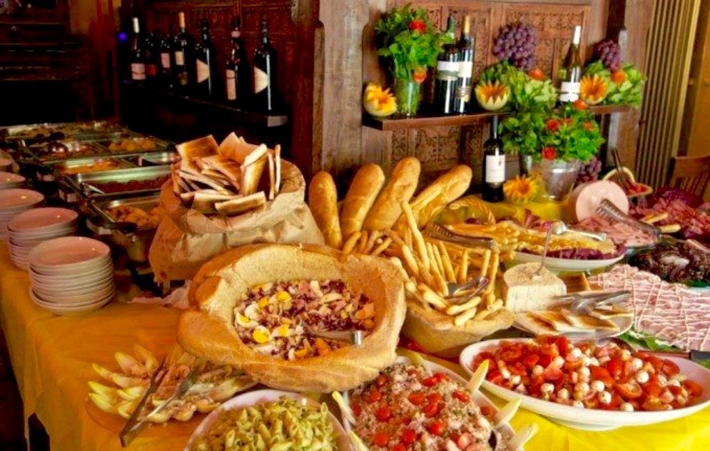 Ломбардийское застолье.