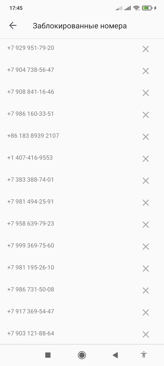 списки номеров звонков от мошенников