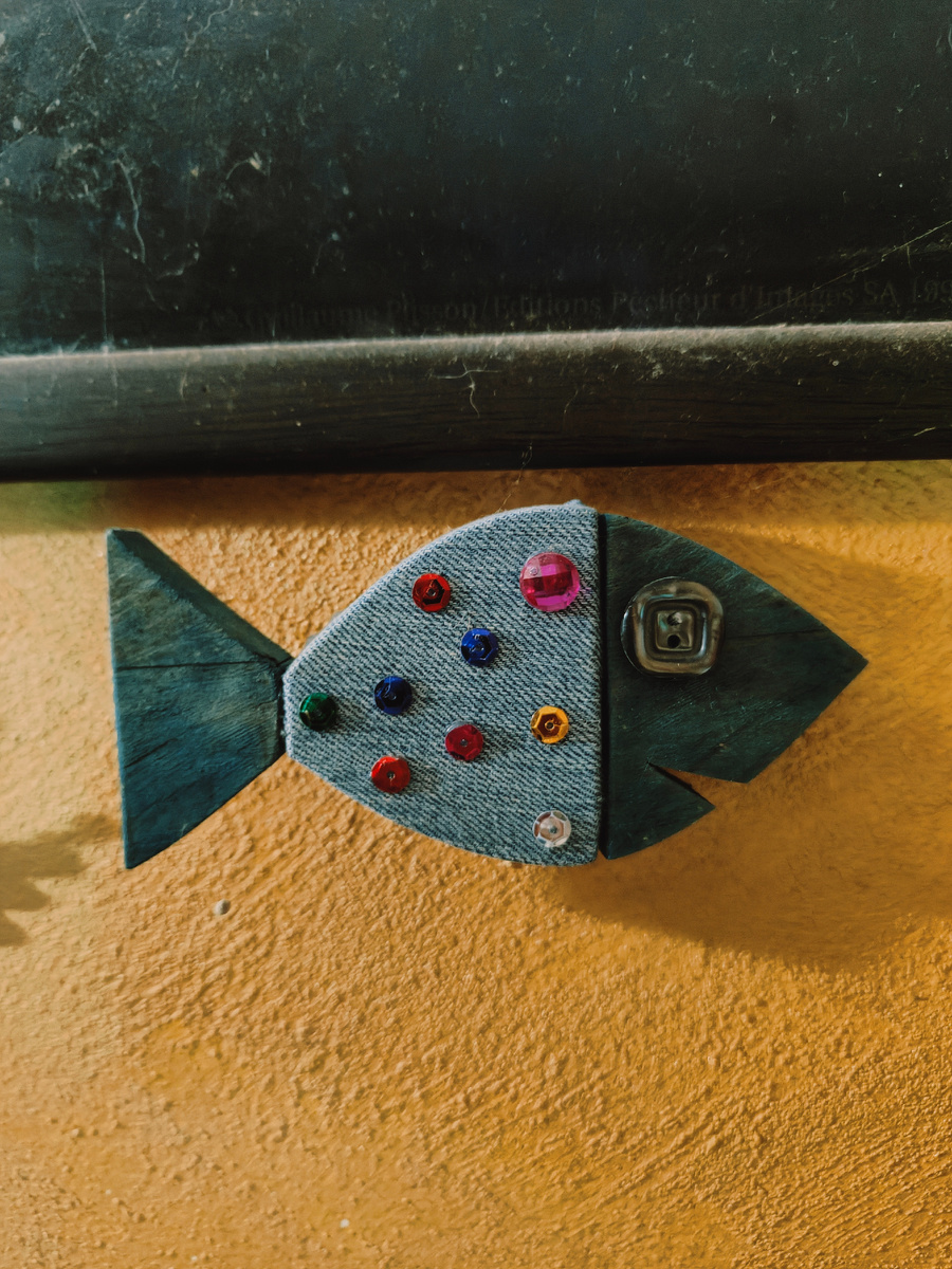 Джинсовая рыбка - памятный сувенир о Genova Jeans Week 2024