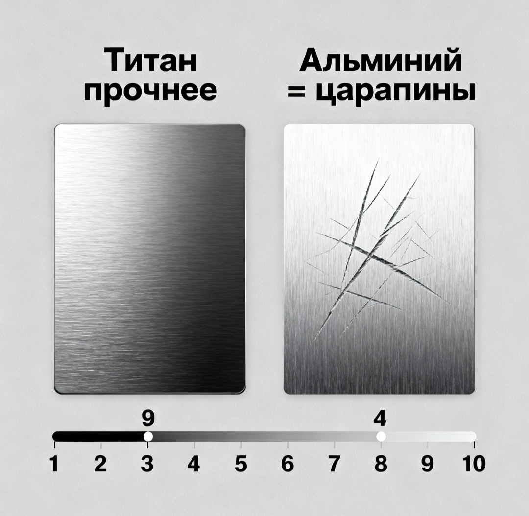 Apple заменила прочный титан на мягкий алюминий разница в прочности критическая