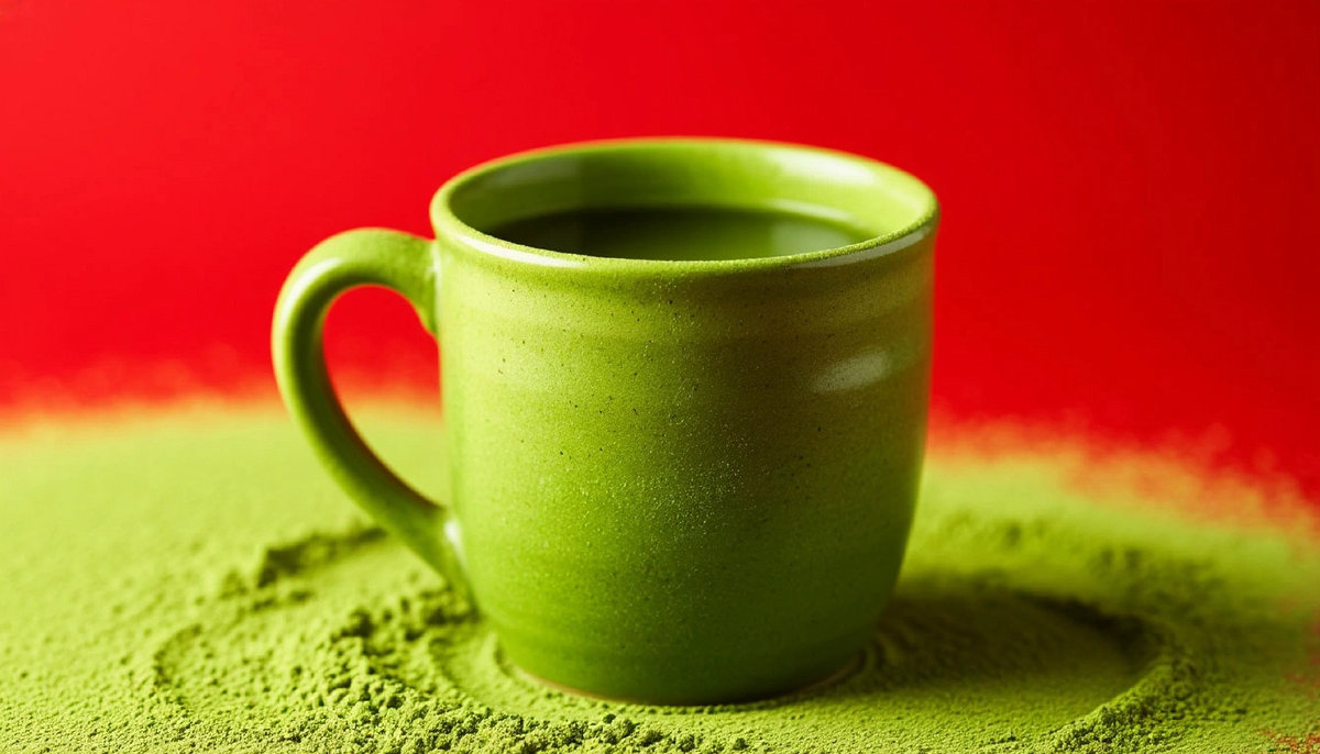 кружка с матчей  на матче)