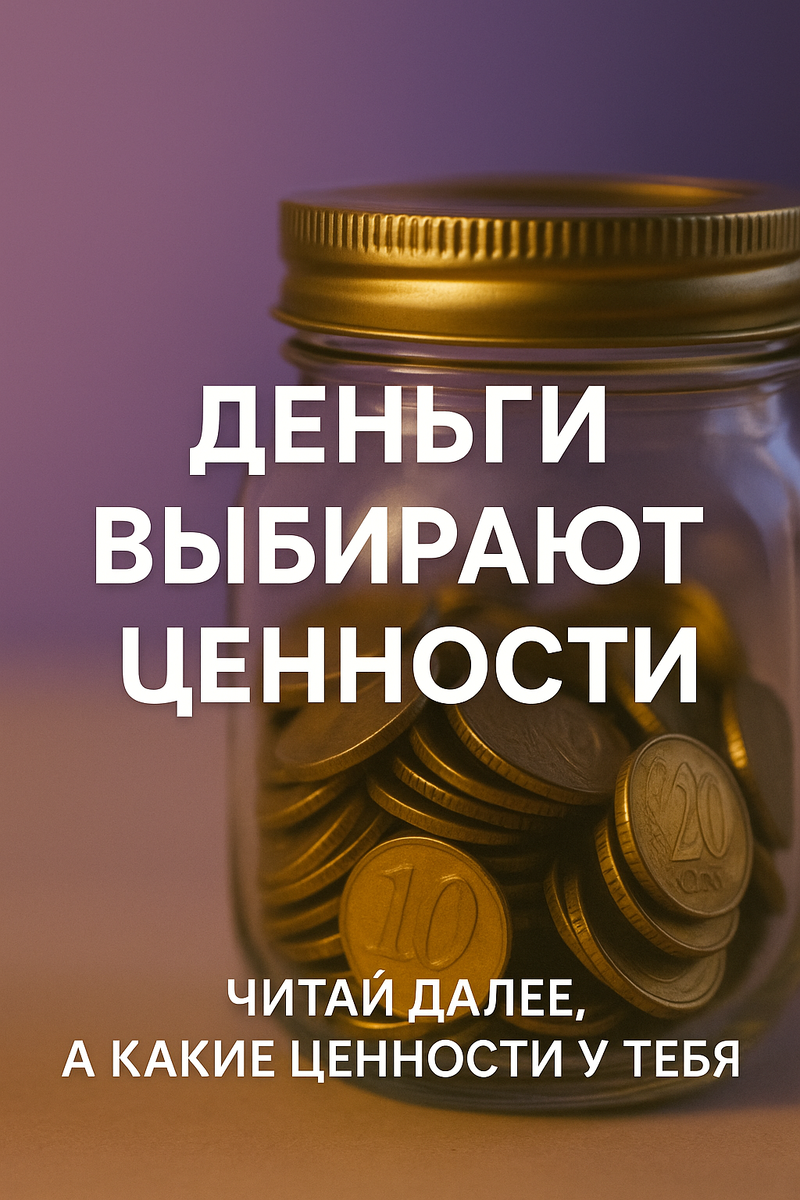 Ценности – это то, чем мы руководствуемся, внутренним выбором, а не логикой.