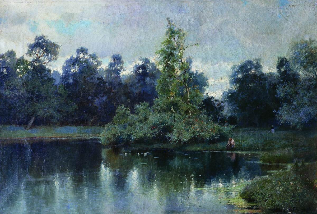 Пруд. Холст, масло. 53 x 79 см Одесский художественный музей