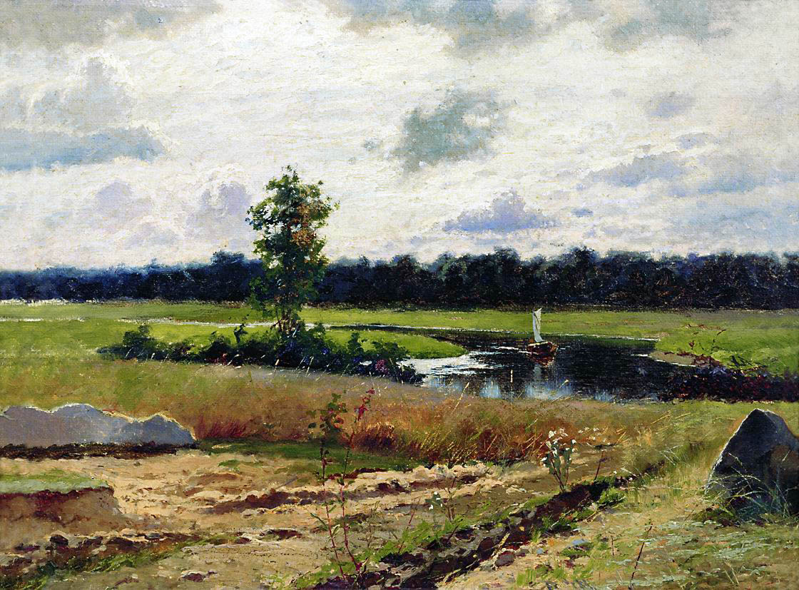 Пейзаж. Холст на картоне, масло. 27 x 37 Севастопольский художественный музей им. М.П. Крошицкого