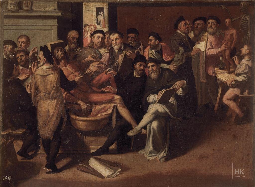 «Урок анатомии» Художник Бартоломео Пассаротти 