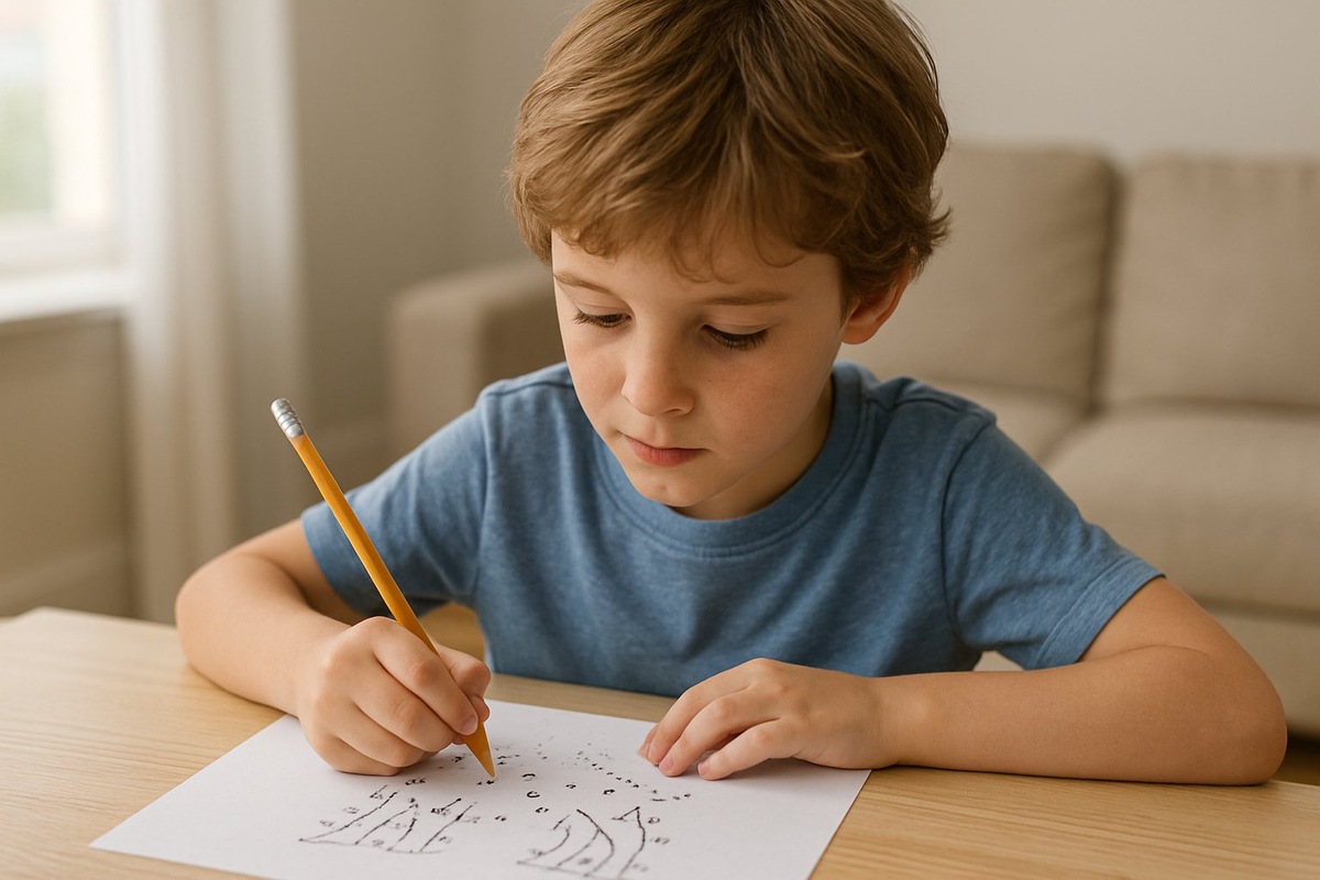 На рисунке угадывается изображение собаки